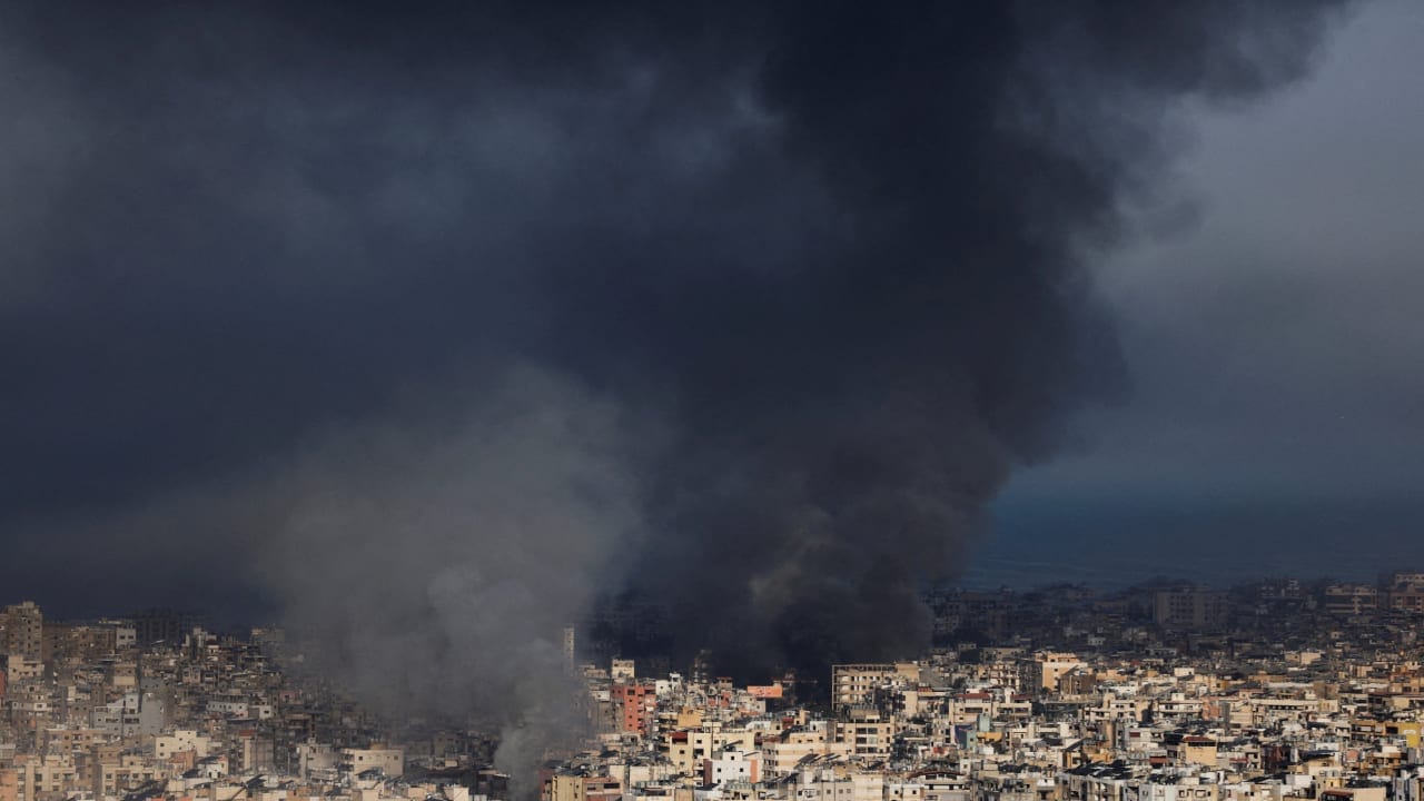 Aftermath of Israeli strikes following an escalation between Hezbollah and Israel amid the US-Israel conflict with Iran, Lebanon, March 2, 2026