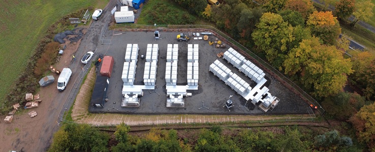 ABO, Field commission battery storage plant in Germany