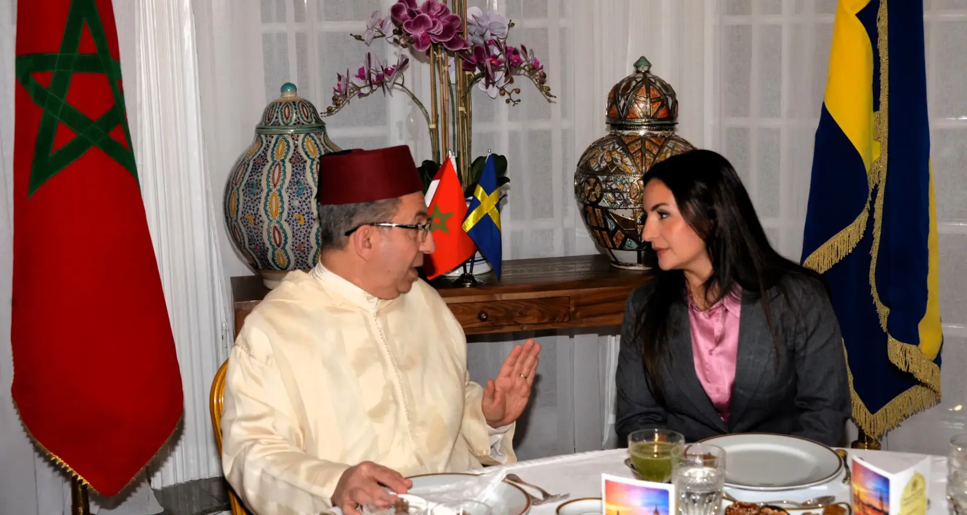 Moroccan Embassy in Stockholm Hosts Ramadan Ftour to Promote Coexistence Moroccan Embassy in Stockholm Hosts Ramadan Ftour to Promote Coexistence