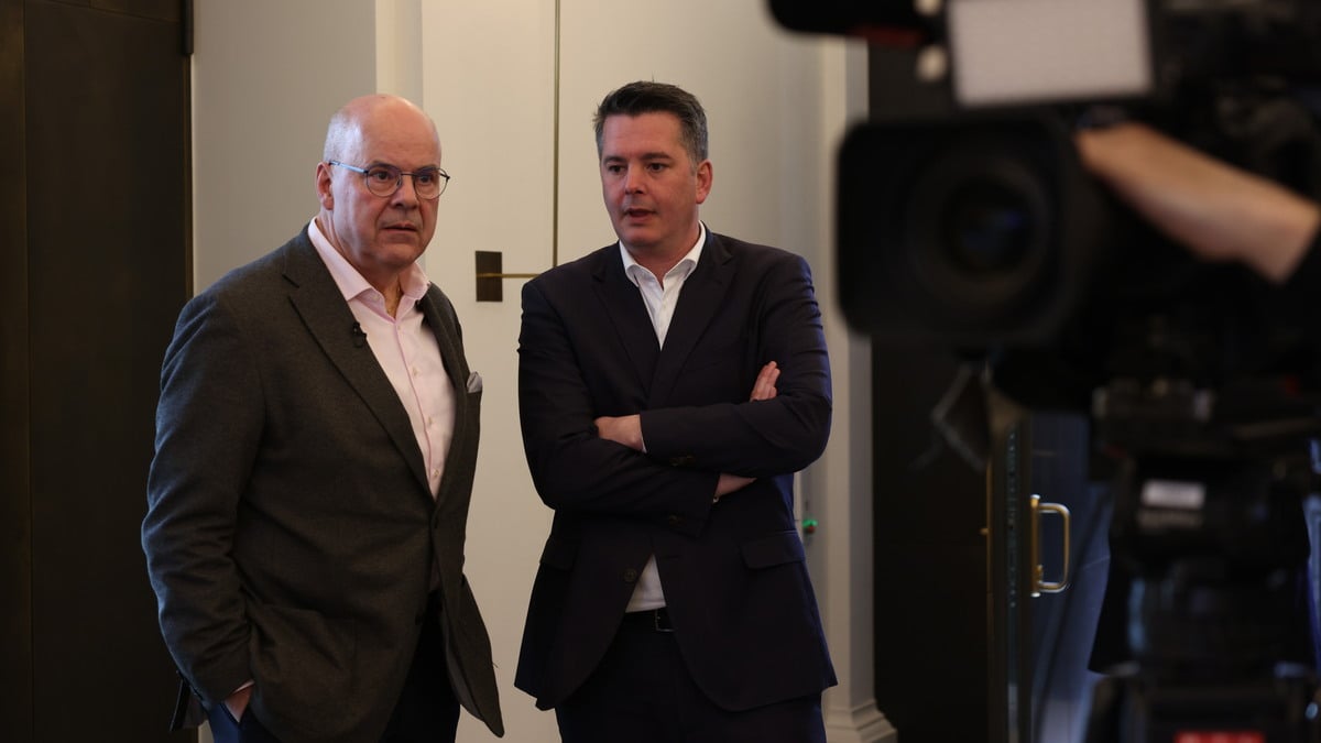 Marc Spautz and Lex Delles addressed the press on Friday afternoon