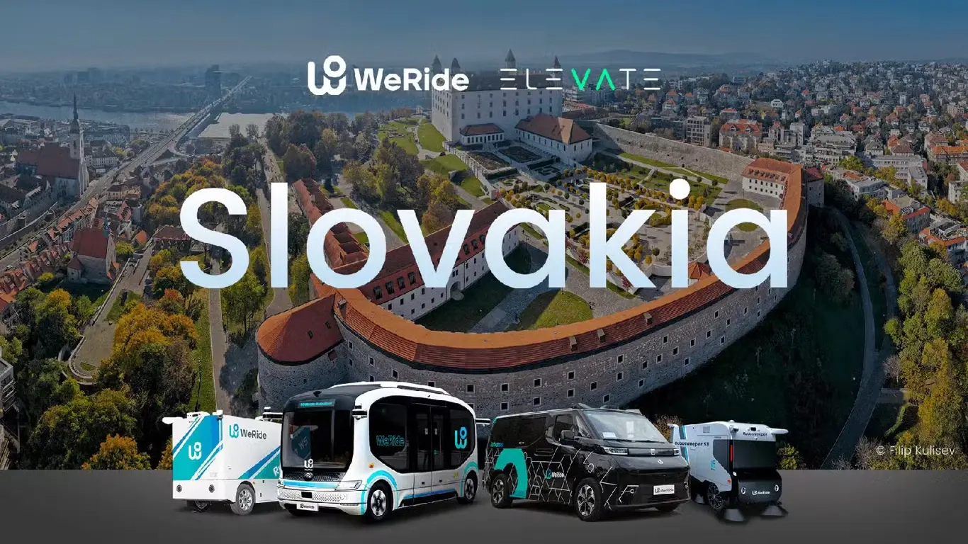 WeRide expands to Slovakia, launching autonomous vehicles in 2026
