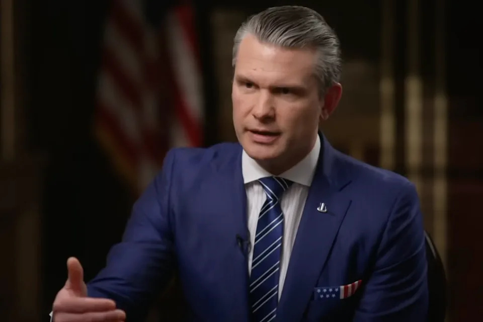 Defense Secretary Pete Hegseth discusses the U.S.-Israeli conflict with Iran on CBS's 60 Minutes (60 Minutes/CBS)
