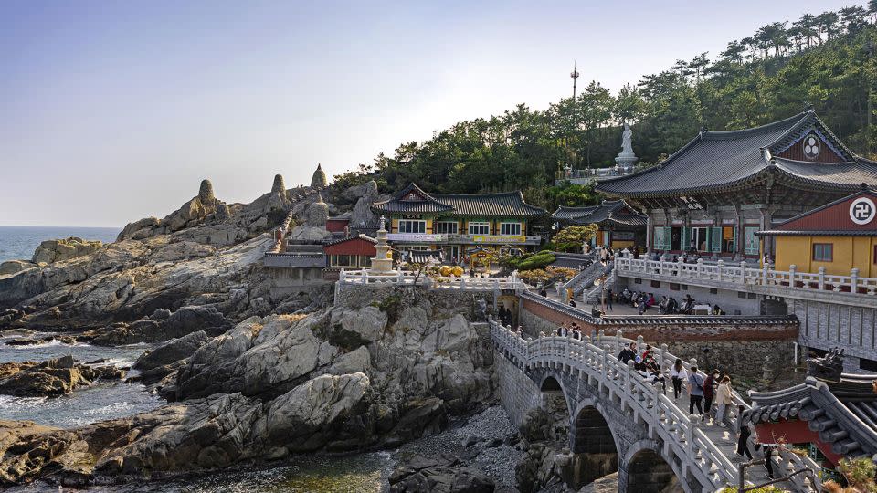 Haedong Yonggungsa Temple has become one of the most recognizable attractions in Busan. - Anne-Sophie Wittwer/imageBROKER//Shutterstock