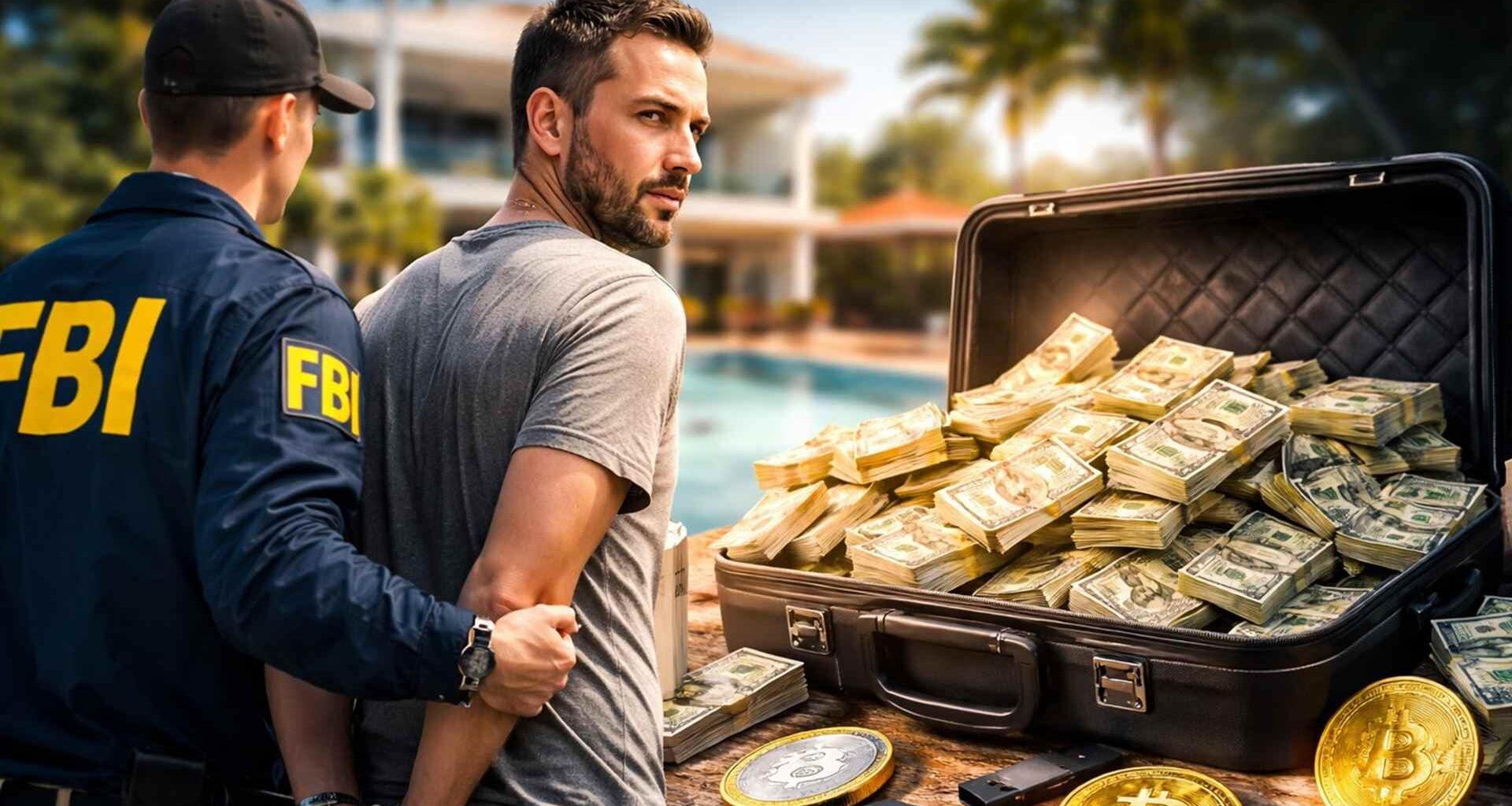 A contractor was arrested in the Caribbean after being accused of stealing $46 million in cryptocurrency from the U.S. Marshals Service.