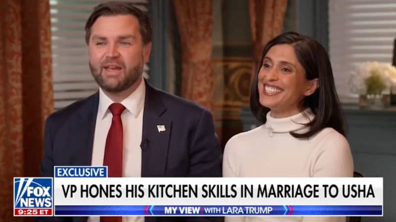 JD Vance revealed the first meal he ever cooked for Usha was the worst one.@FoxNews/X