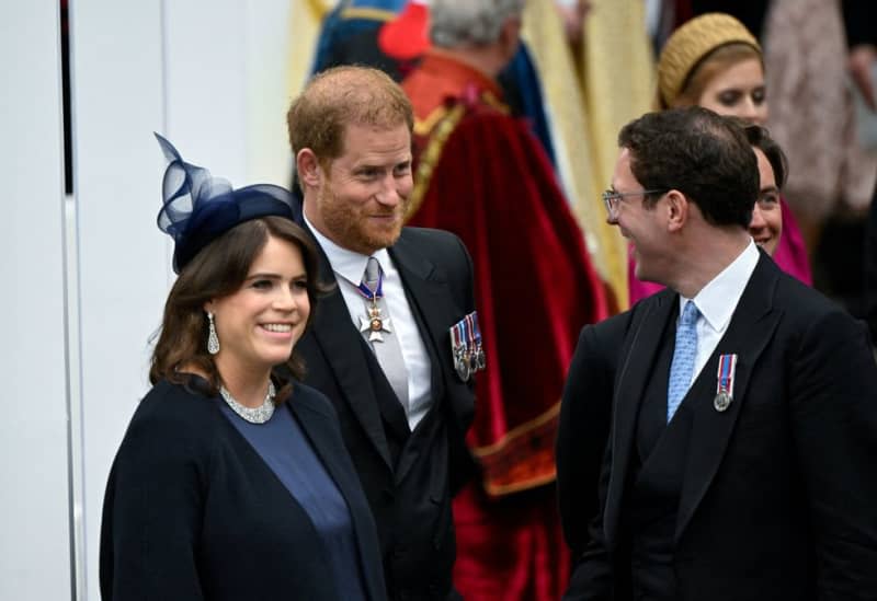 Prince Harry, Princess Eugenie, Jack Brooksbank | Source: GETTY