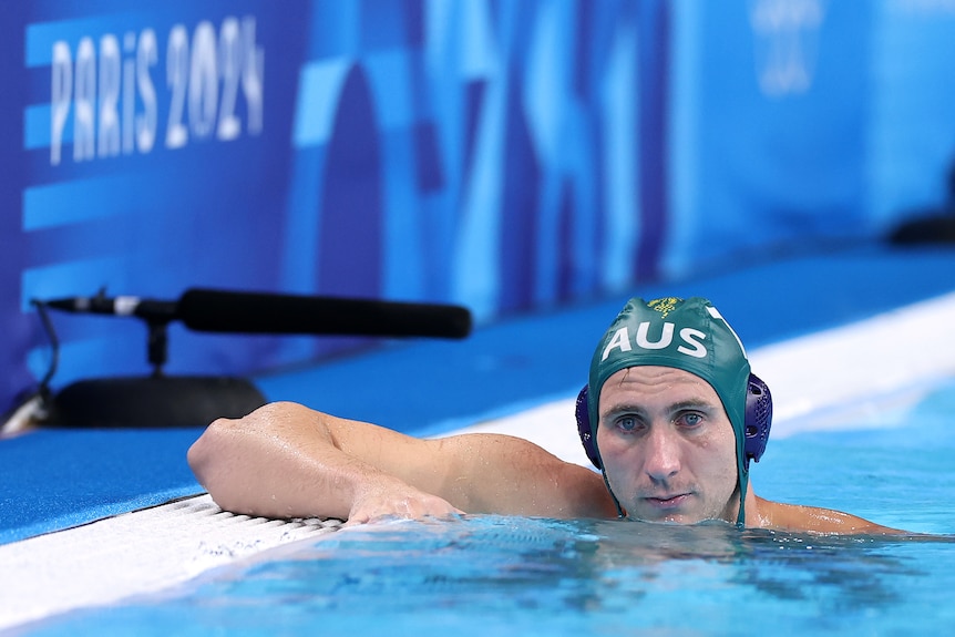 Luke Pavillard looks dejected