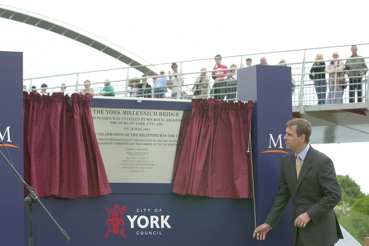 Plaque celebrating Andrew Mountbatten-Windsor opening York bridge to be altered