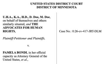Here's the Law Dork filing you can't access on PACER. All of this refugee case's filings should be online.
