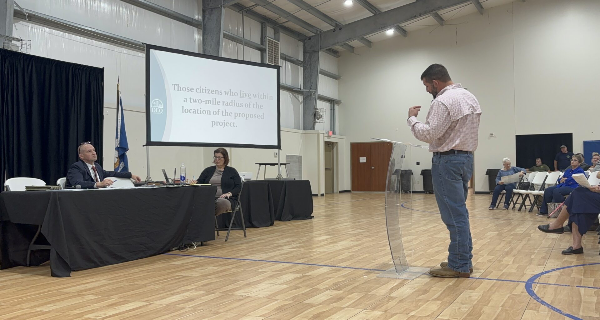Residents speak up about proposed carbon capture and sequestration facility in Beauregard