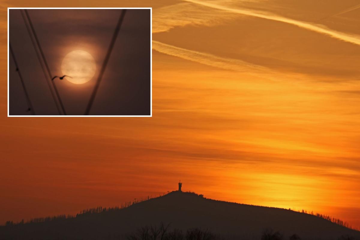 Blood rain falls across southern Europe