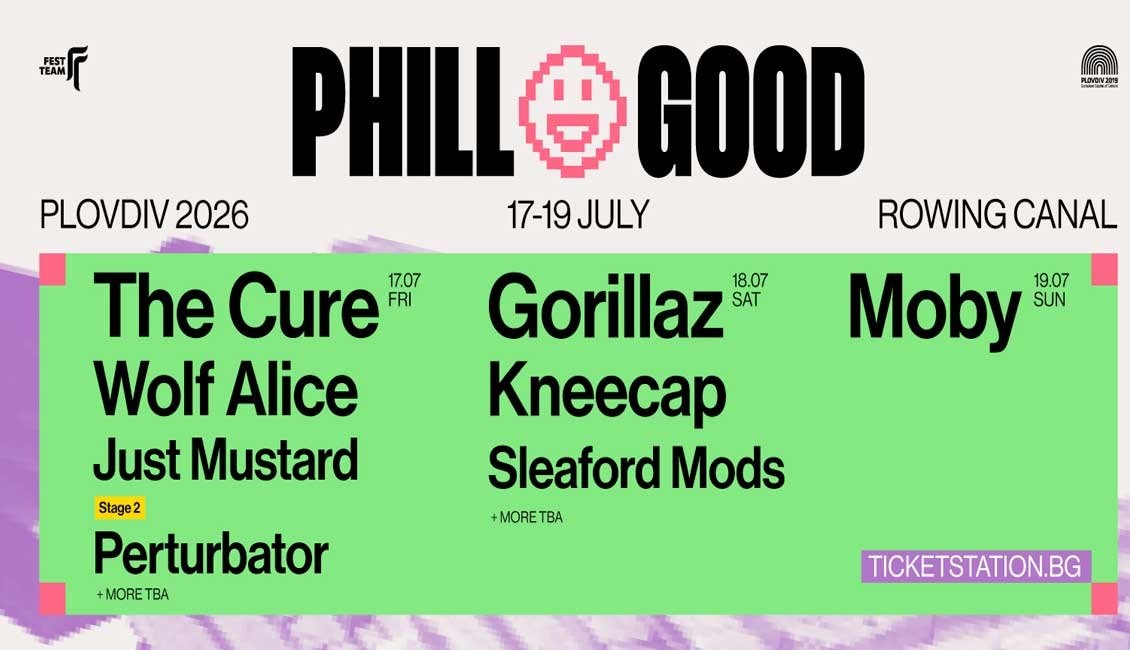 The Cure, Gorillaz, and Moby to Headline Bulgaria's Boldly Ambitious New PhillGood Festival