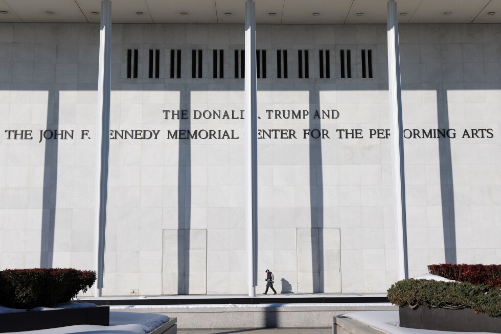 Judge is asked to take Trump's name off Kennedy Center