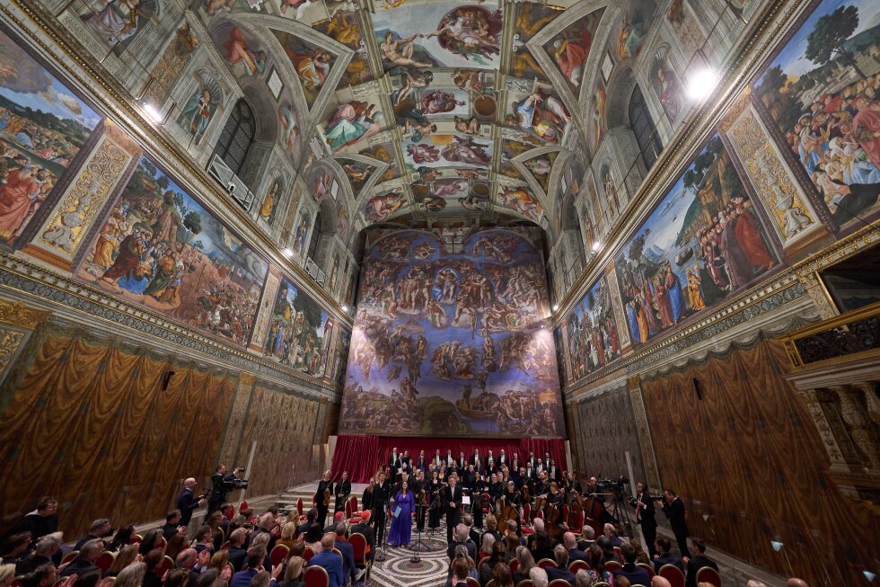 Sistine Chapel concert debuts a composition about biblical encounters with heavenly angels