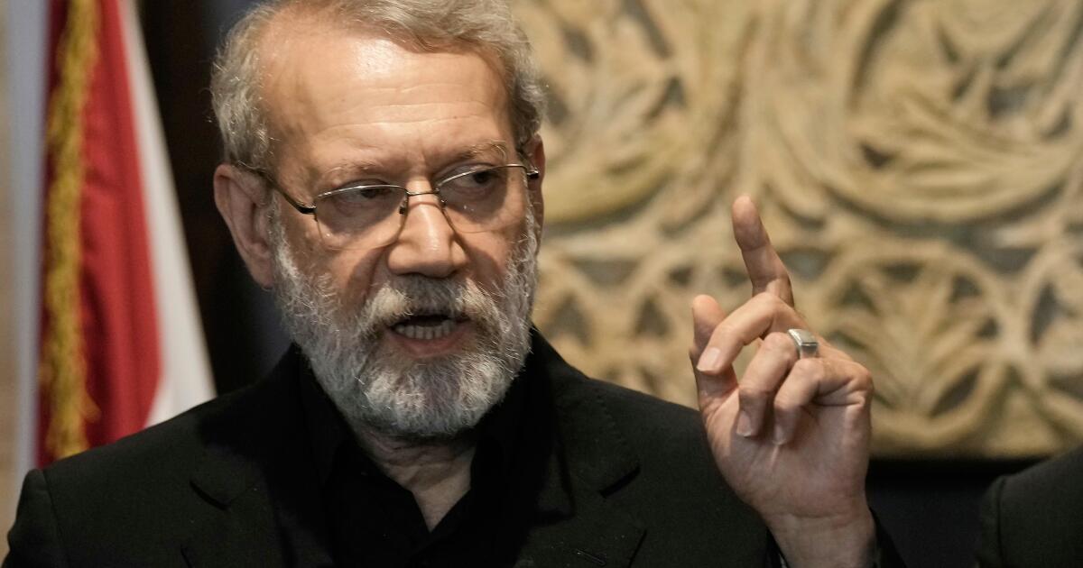 In blow to Tehran, Iran's top security official killed in Israeli airstrike