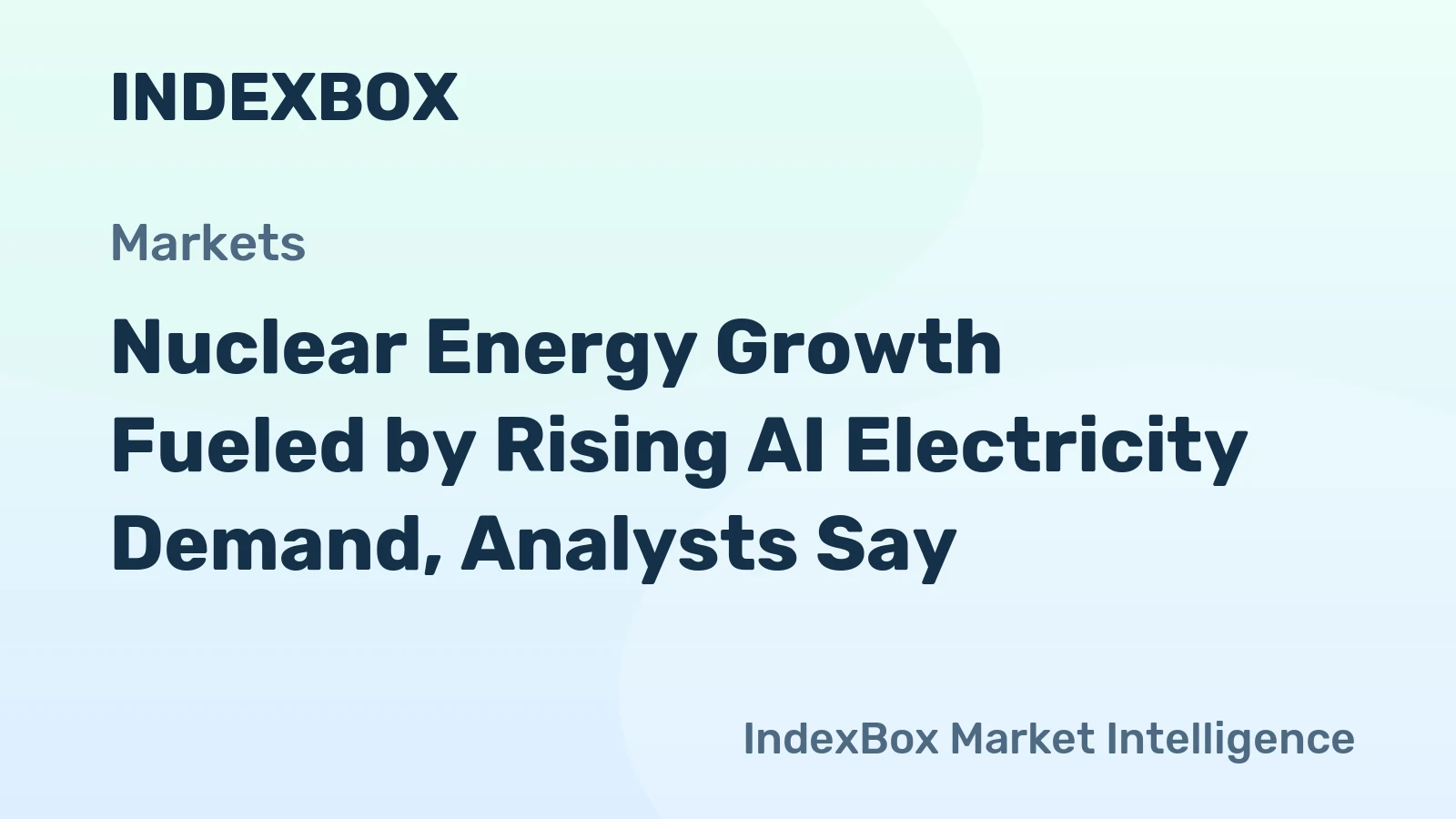 Nuclear Energy Sector Growth: AI Demand Drives Opportunity for NuScale Power - News and Statistics