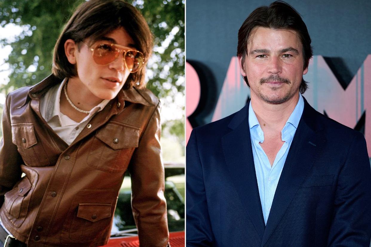 Josh Hartnett as Trip Fontaine in 'The Virgin Suicides'; Josh Hartnett attends 'La Trampa' photocall at the Four Seasons Hotel on Aug. 1, 2024, in Madrid, SpainCredit: Paramount Classics/Courtesy Everett; Borja B. Hojas/WireImage