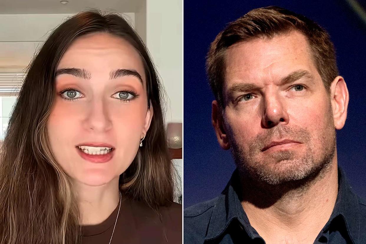 Cheyenne Hunt; Eric SwalwellCredit: Cheyenne Hunt/Instagram; ETIENNE LAURENT / AFP via Getty