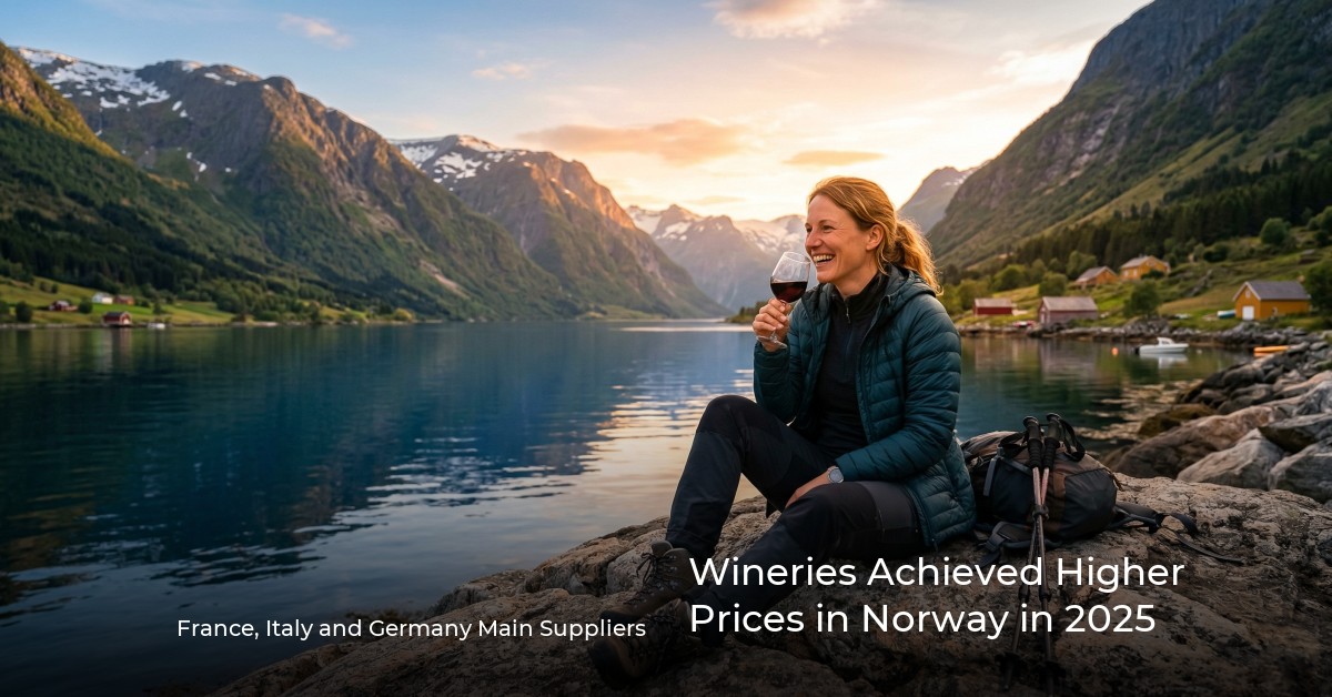 Wineries Achieved Higher Prices in Norway in 2025