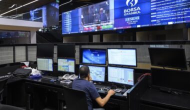 A general view of the Borsa Istanbul (BIST) office in Istanbul, Türkiye, August 27, 2025. (AA Photo)