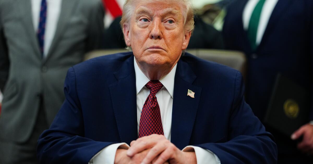 Trump's approval on the economy falls, showing new warning signs