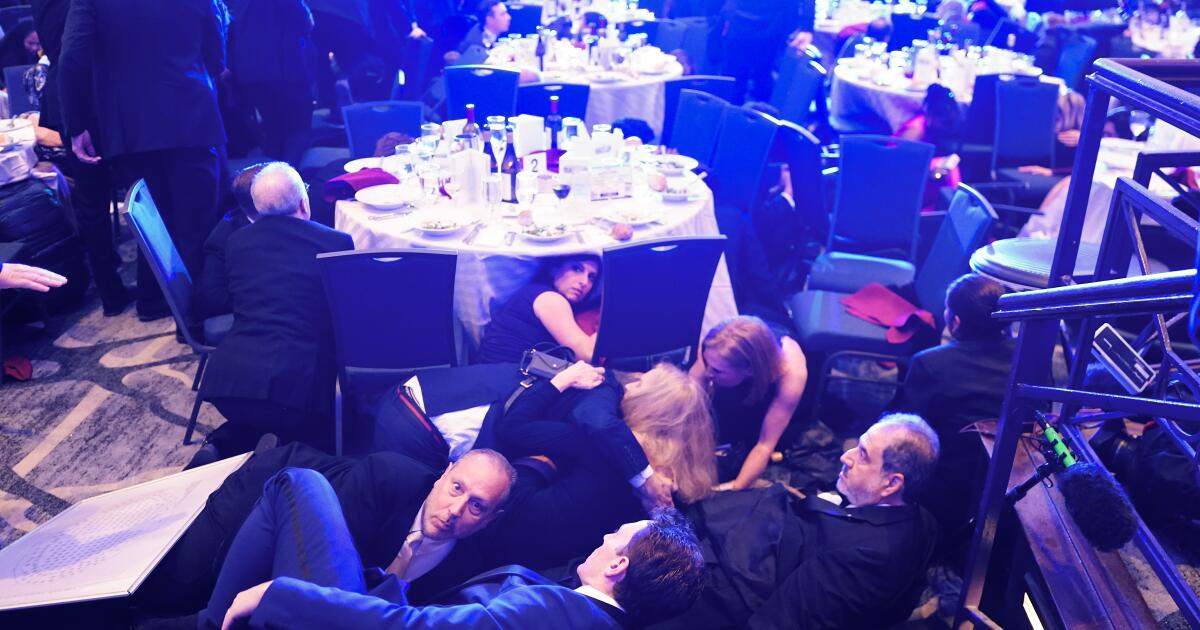 We were there: Hearing gunfire and ducking for cover at the D.C. gala shooting