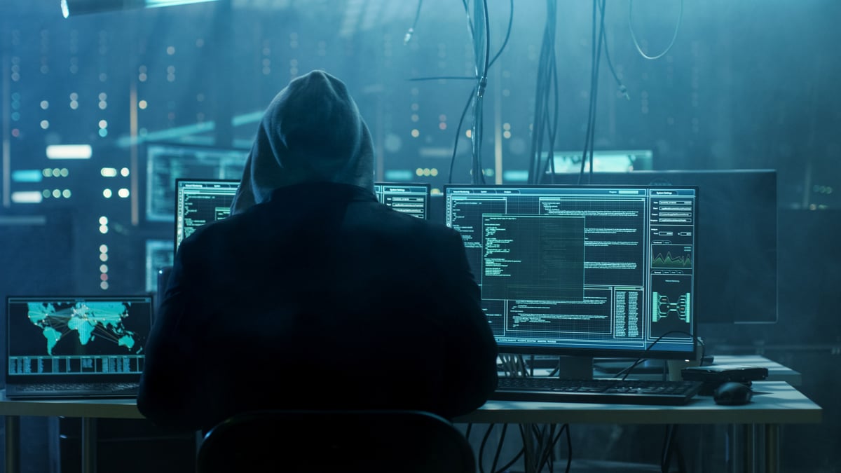 Cyber hacker.