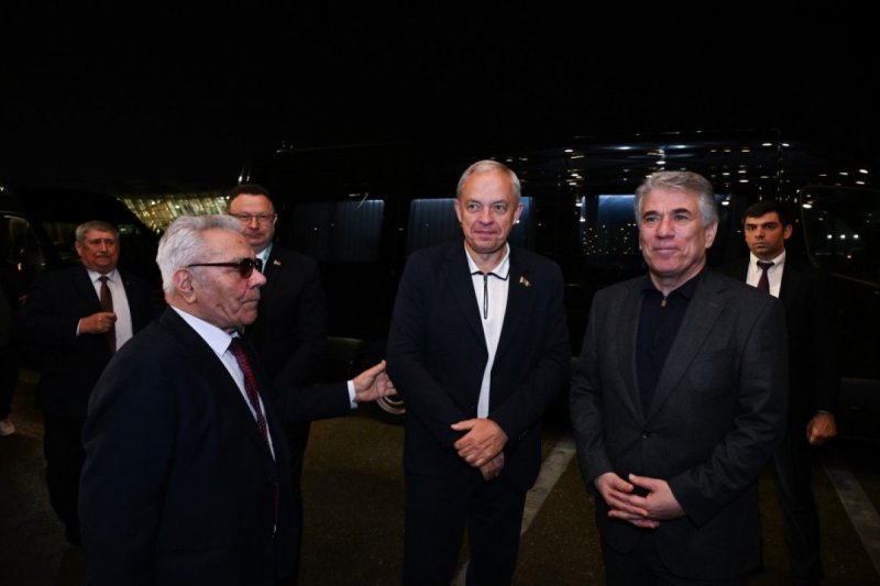 Belarus Assembly Chairman Igor Sergeyenko arrives in Baku for WUF13