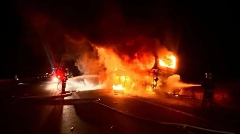 Tragic bus fire in Türkiye
