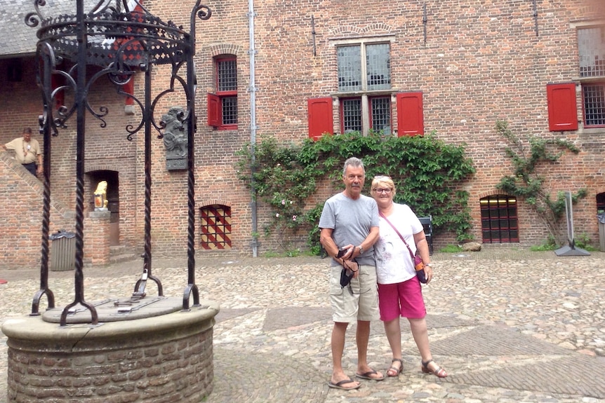 Elizabeth and John Jennings  on holiday