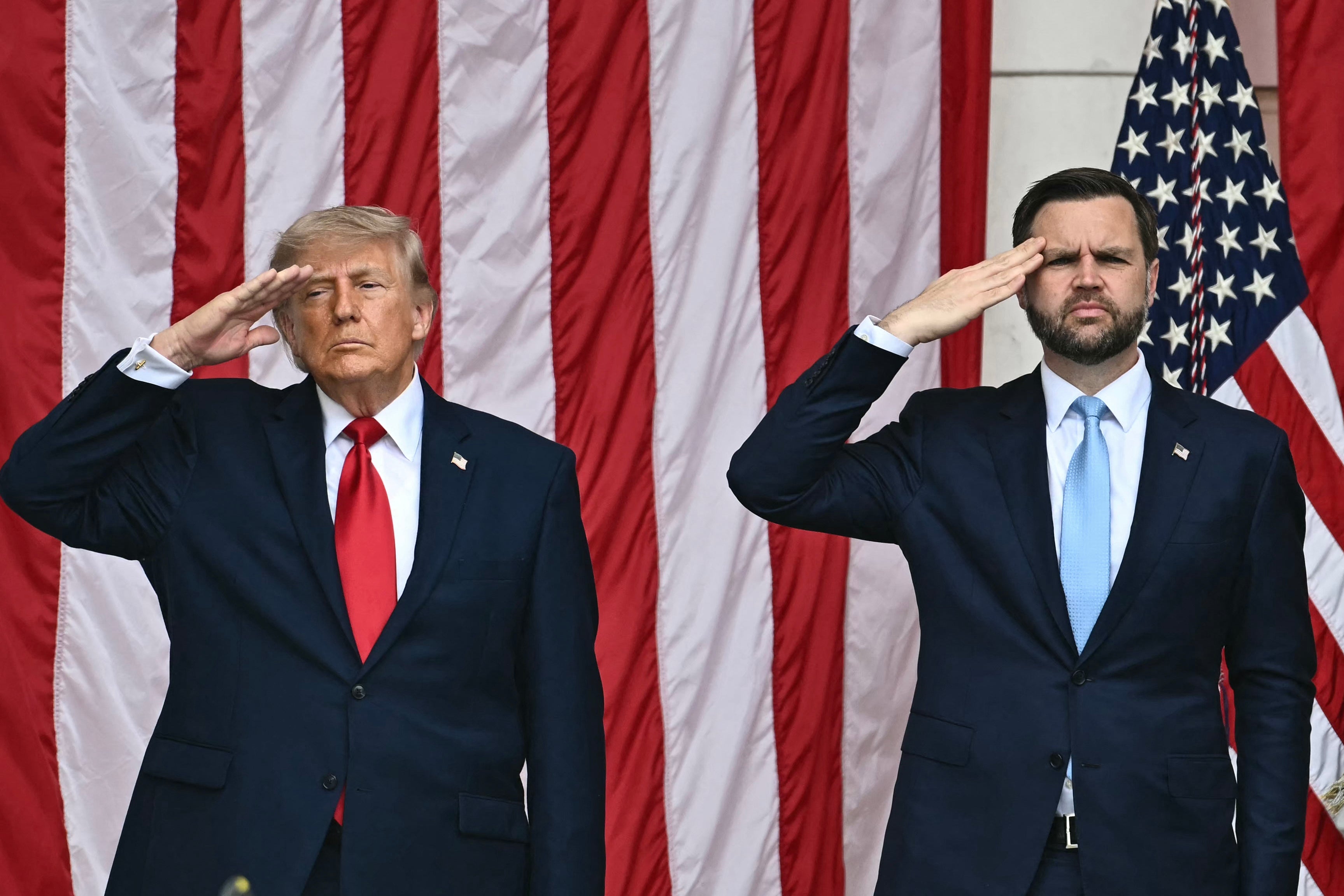 President Trump and Vice President JD Vance headlined Memorial Day services at Arlington National Cemetary