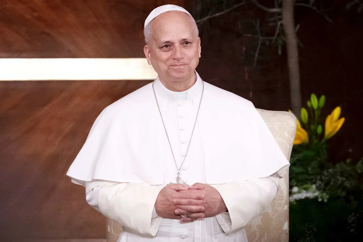 Pope Leo Hops on ‘6-7’ Meme While Greeting Group of Kids Visiting the Vatican