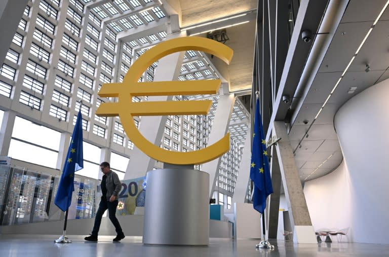Inflation in the 21-nation single currency area jumped to 2.6 percent in March, above the ECB's two-percent target (Kirill KUDRYAVTSEV)