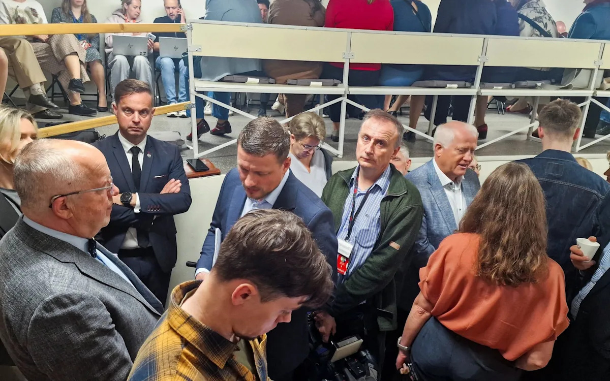 President bundled into bunker as drone shuts down Lithuania’s capital