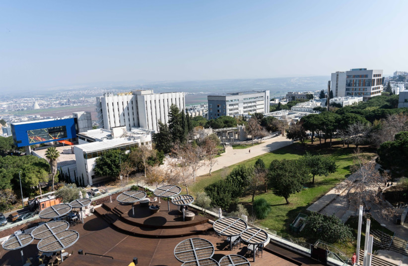 Aerial view of the Technion Israel Institute of Technology.
