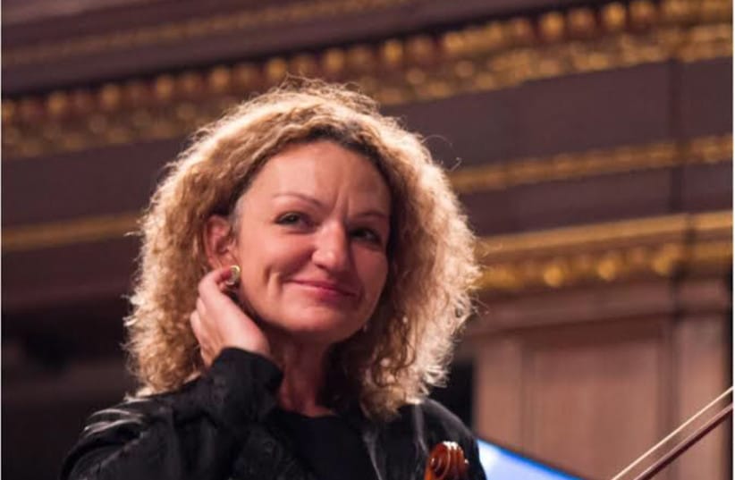 Concertmaster Janna Gandelman.