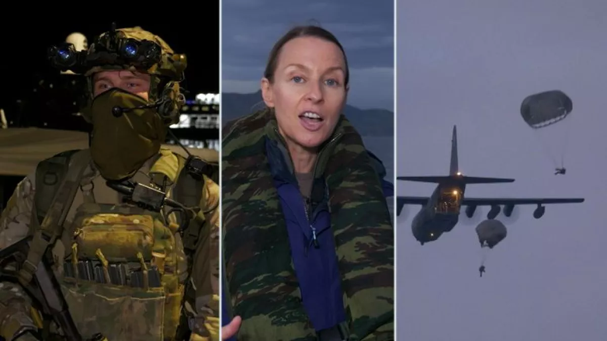 NATO special forces parachute onto Greek coast during Trojan Footprint 2026 drills