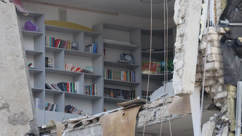 Authorities say the strike hit a student dormitory<span class="copyright">Alexander Reka/TASS/ZUMA/picture alliance</span>