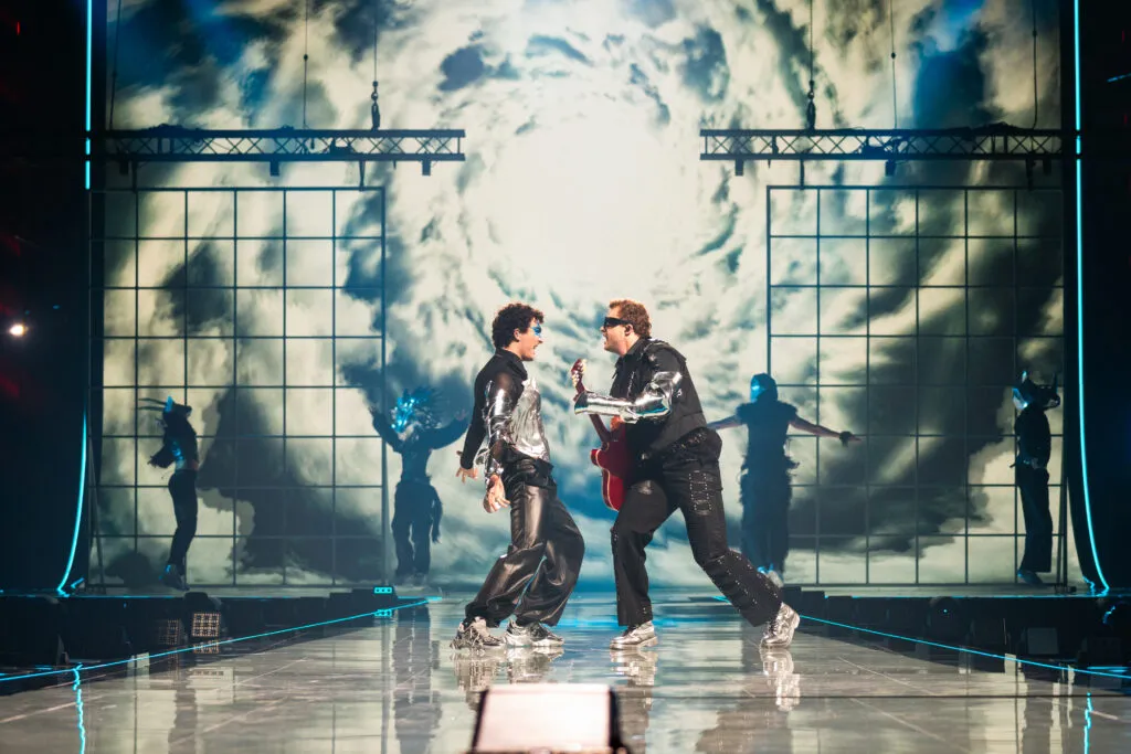 COSMÓ during the rehearsals in Vienna (Photo credit: Corinne Cumming/EBU)