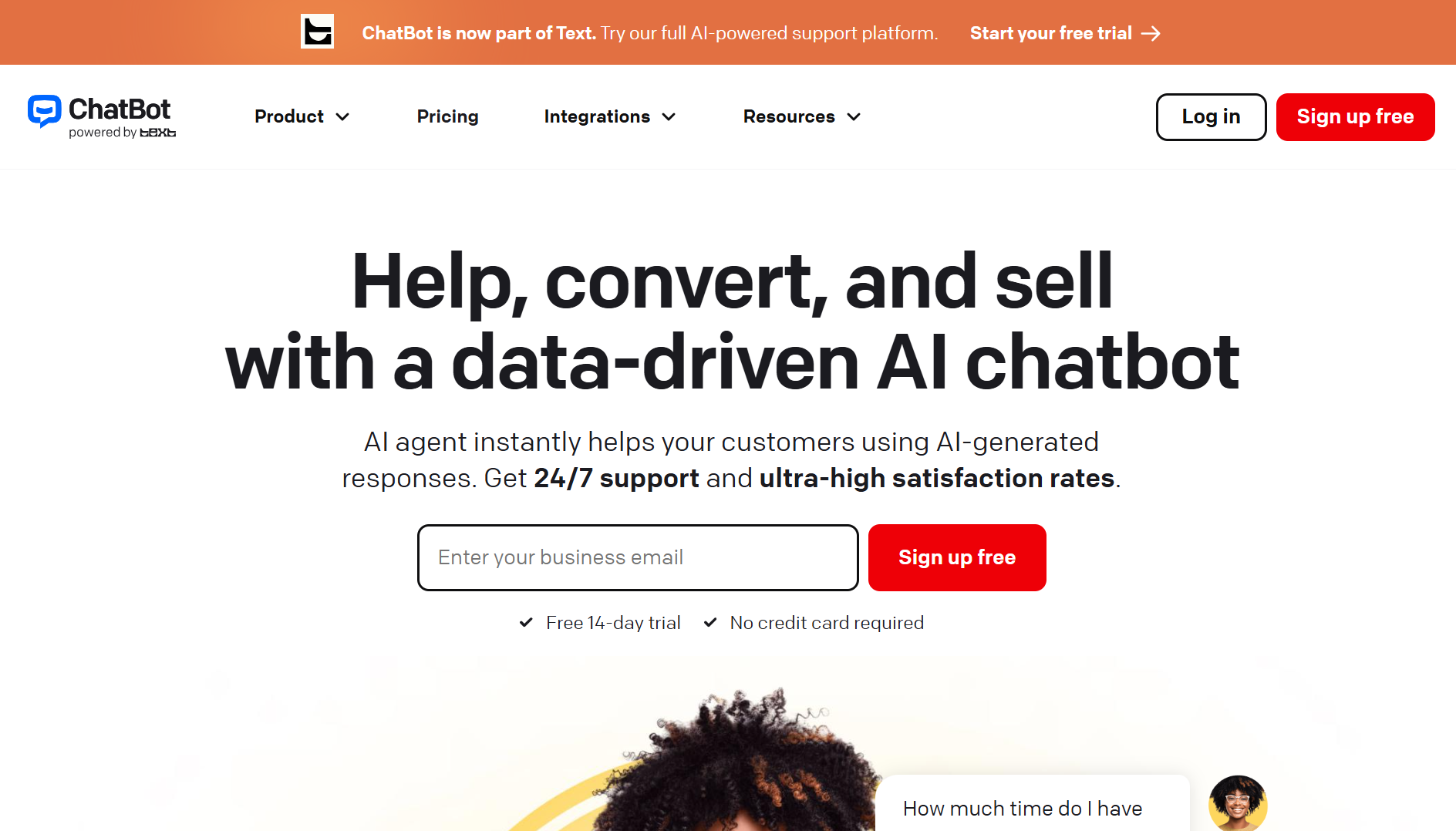 ChatBot (Text) — Best for Customer Support