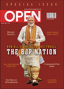 open magazine cover open magazine cover