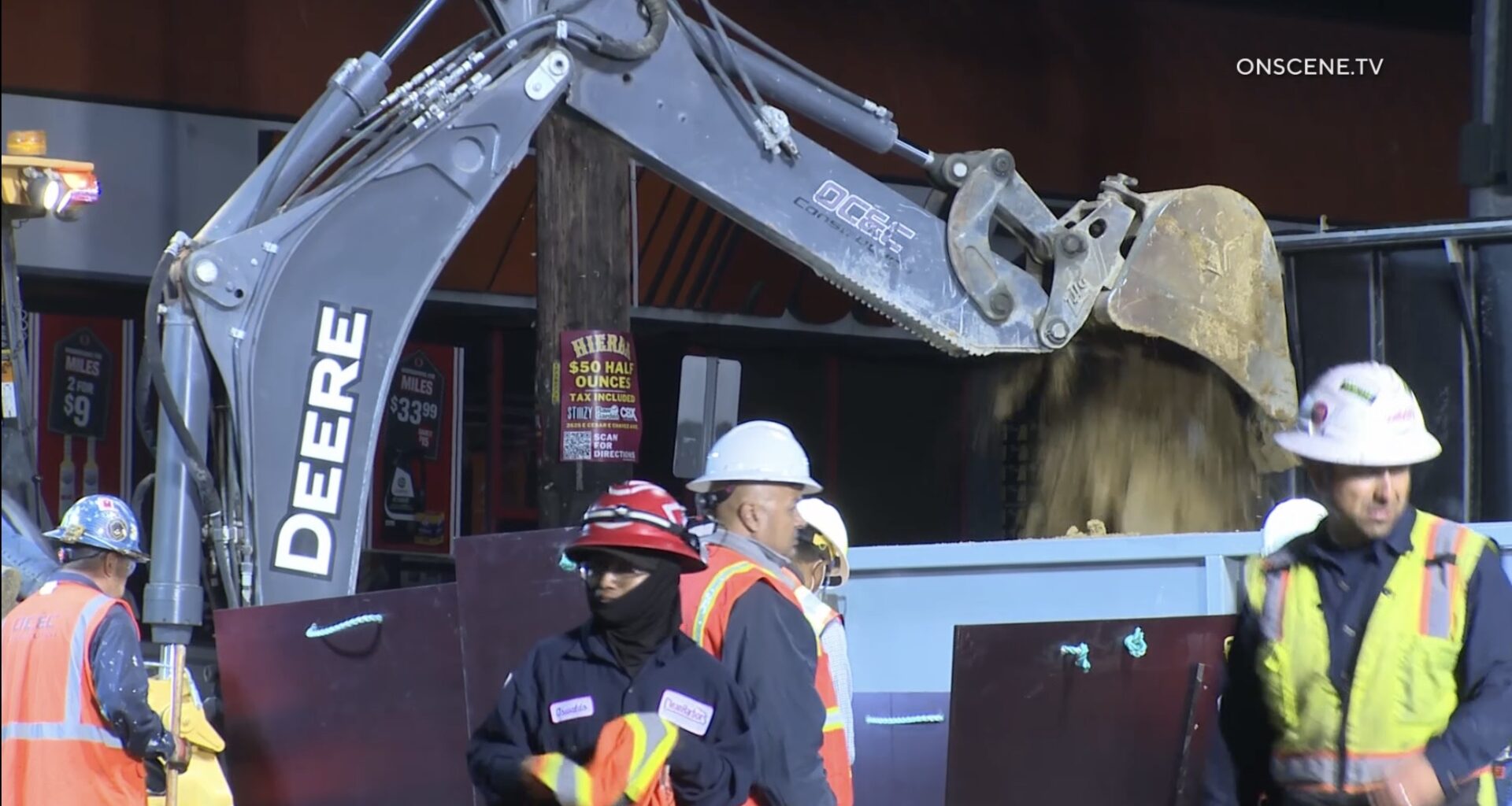 Intersection Reopens After Oil Spill in East Los Angeles