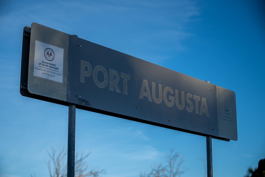 A sign which reads Port Augusta.