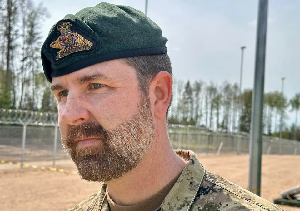 Canadian Lt-Col Dan Richel, the deputy commander of the Latvian Brigade.