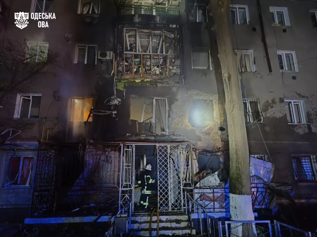 Drone strike damages homes, port infrastructure in Ukraine’s Odesa region