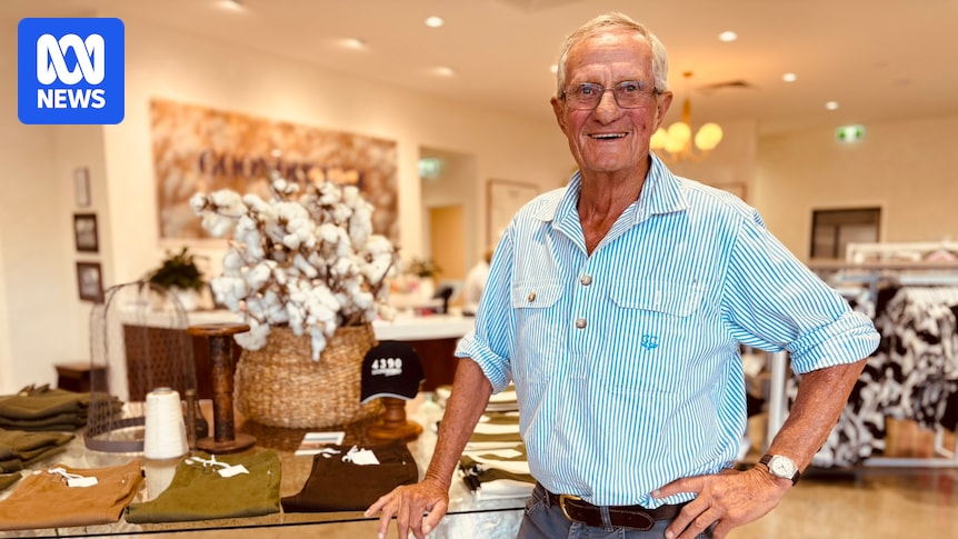 Sam Coulton turned his family's cotton crop into a clothing brand now stocked across Australia