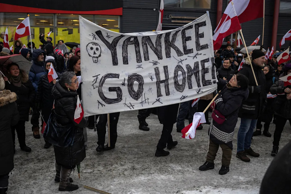 The majority of Greenlanders, contrary to Landry's claim, are fairly against the idea. / Marko Djurica / REUTERS