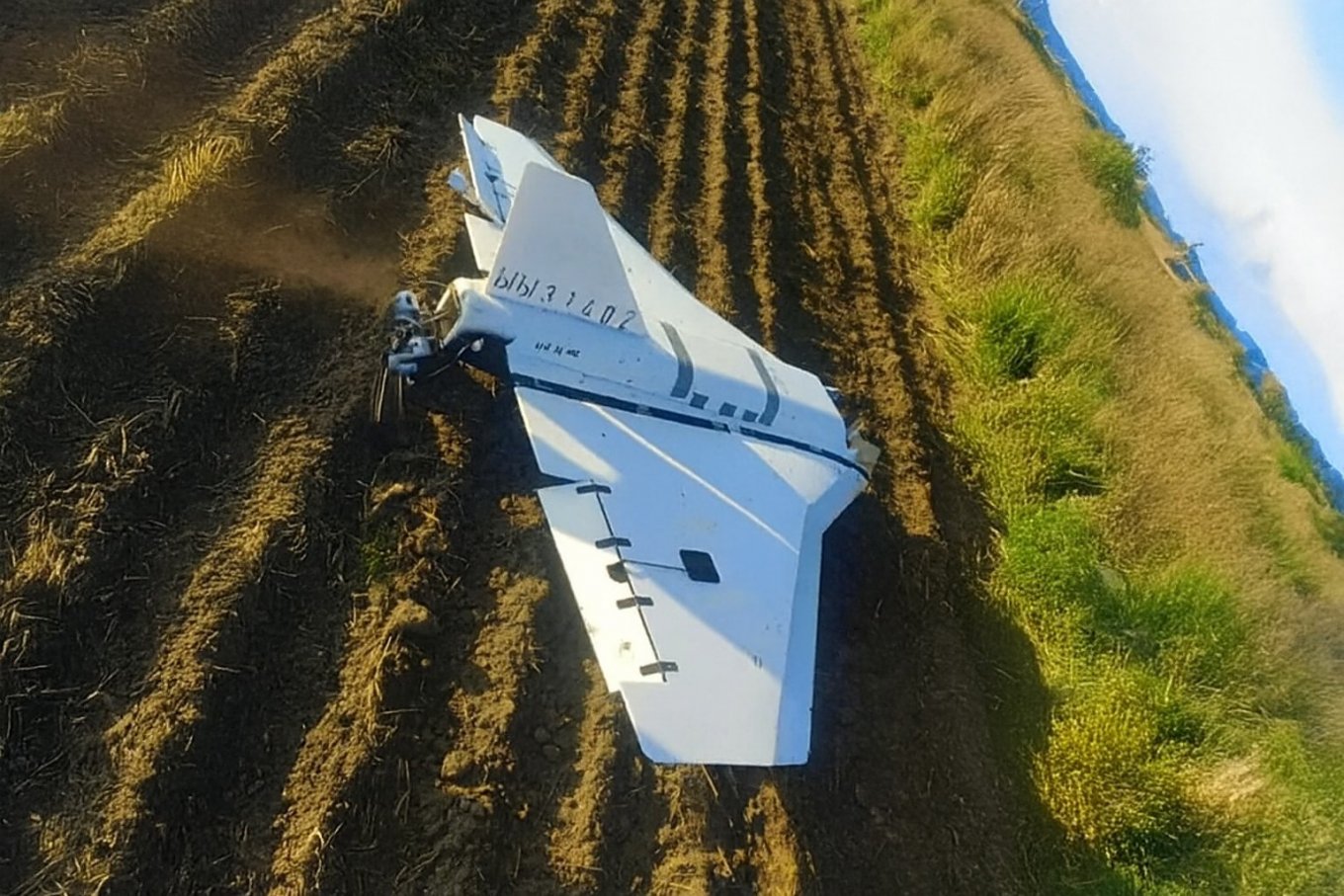russian drone that crashed in Poland in September 2025