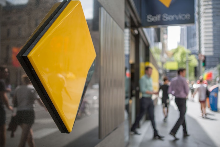 A Commonwealth Bank branch in Melbourne's CBD