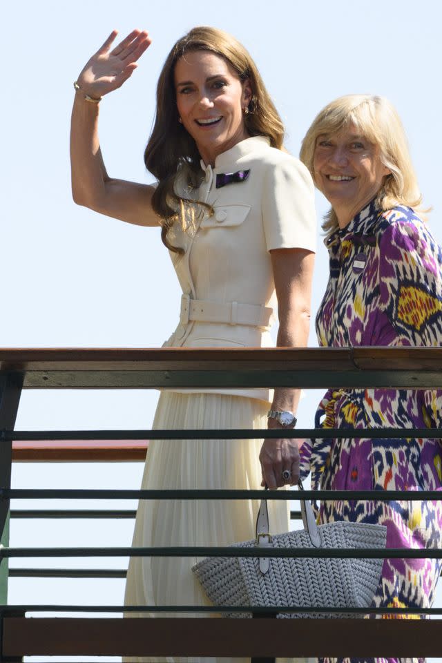 Kate Middleton carrying an Anya Hindmarch bag at Wimbledon on July 12, 2025.Credit: Getty